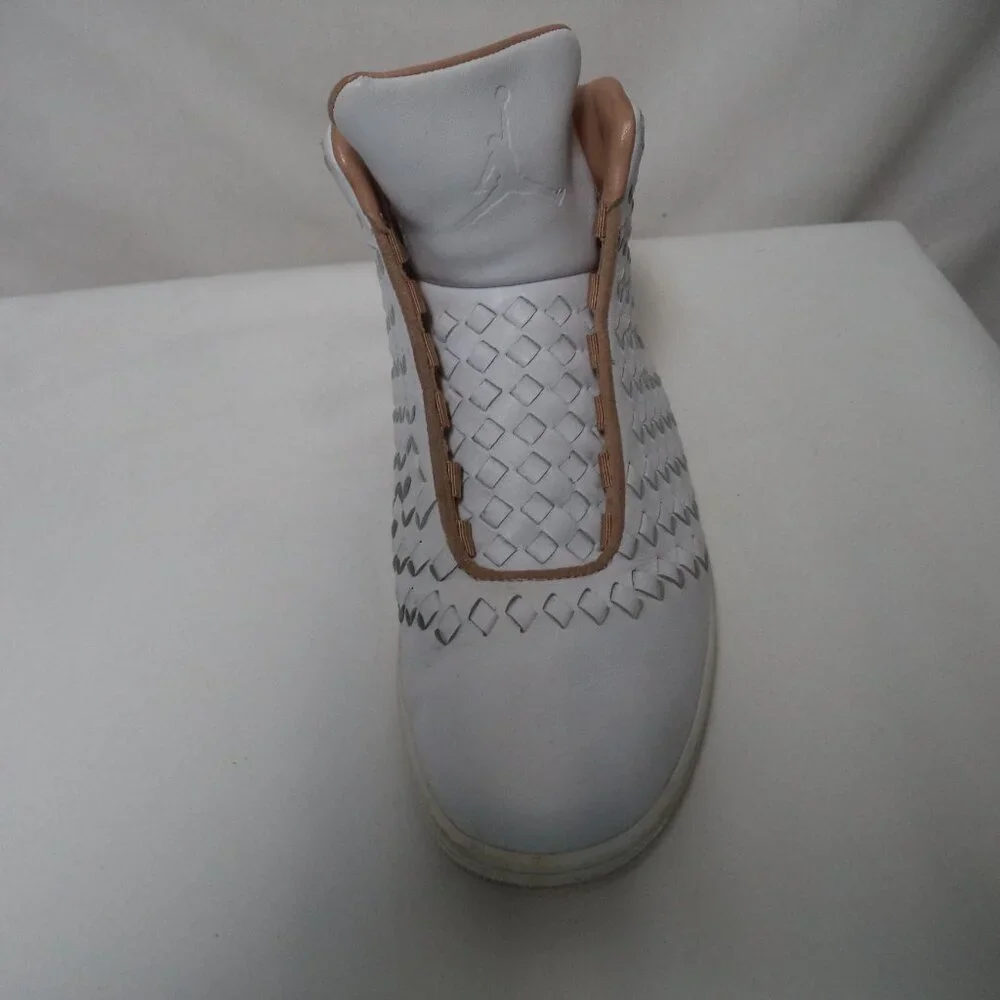 Nike Jordan Shine 500 Worldwide 689480 105 White Vachetta Sneakers Men Size Sz 8